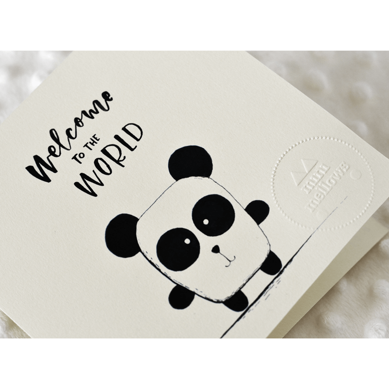 Čestitka ob rojstvu: Panda